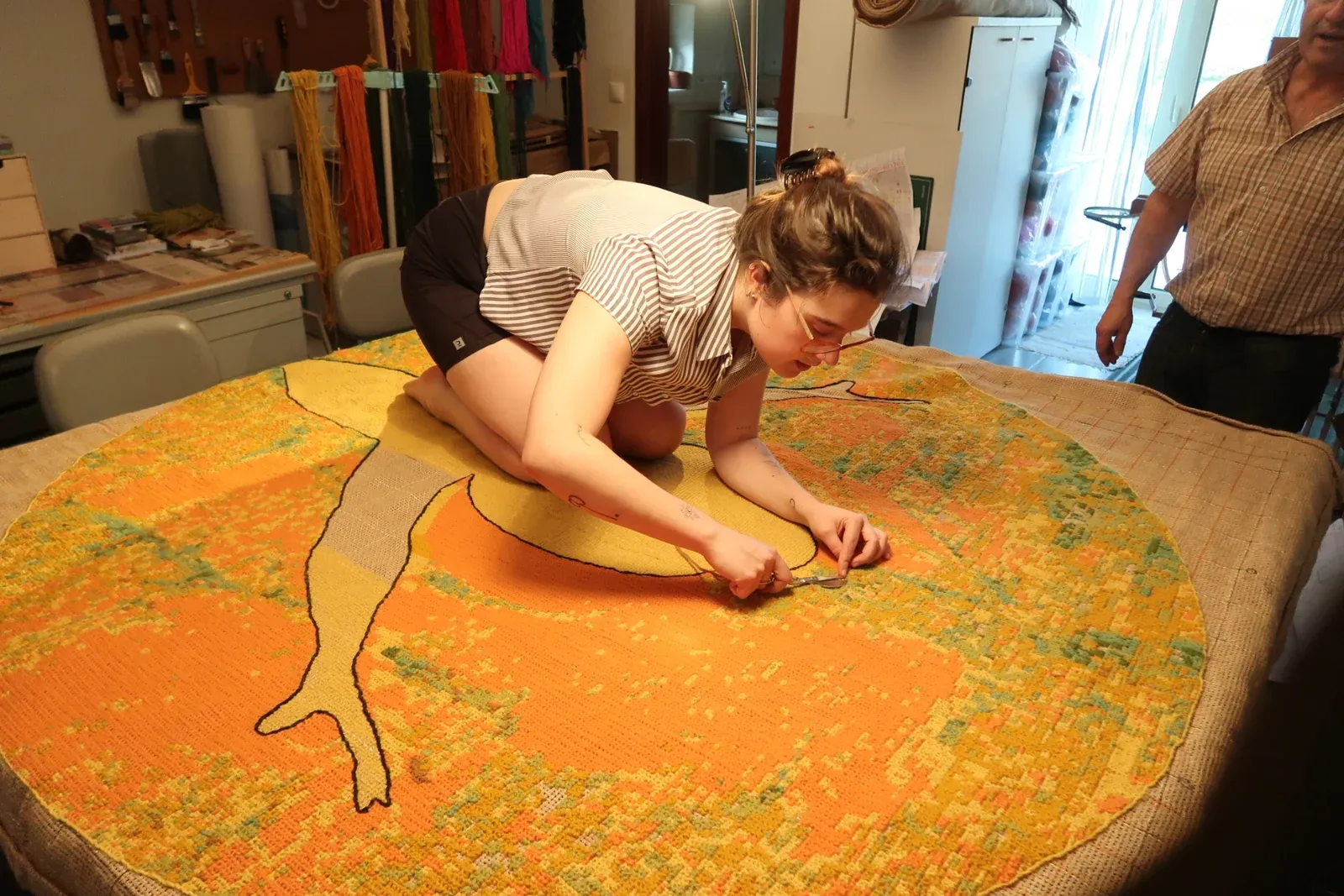 Susana Cereja working on HELIA during the period discussed in the RDP Internacional interview.