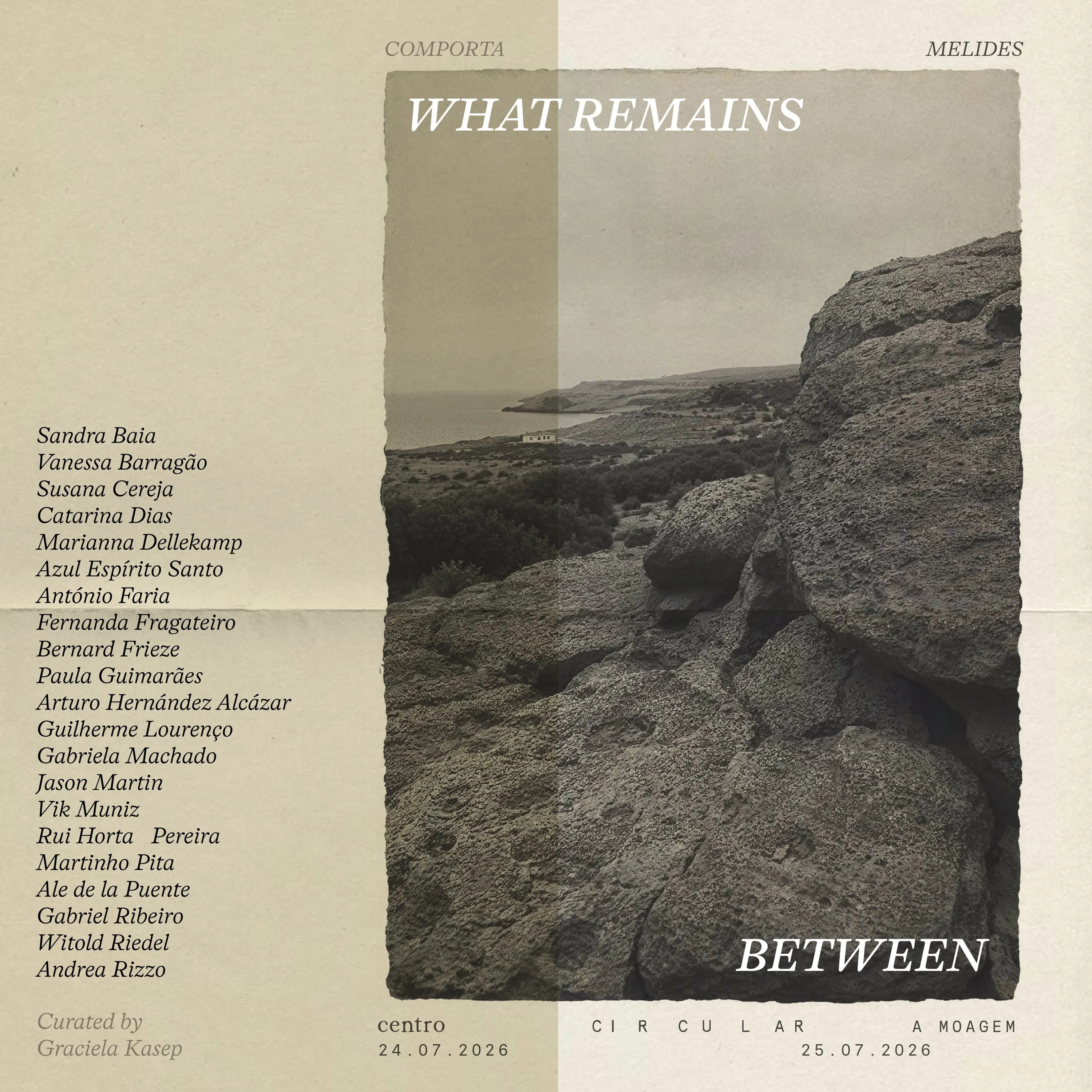 Invitation for WHAT REMAINS BETWEEN