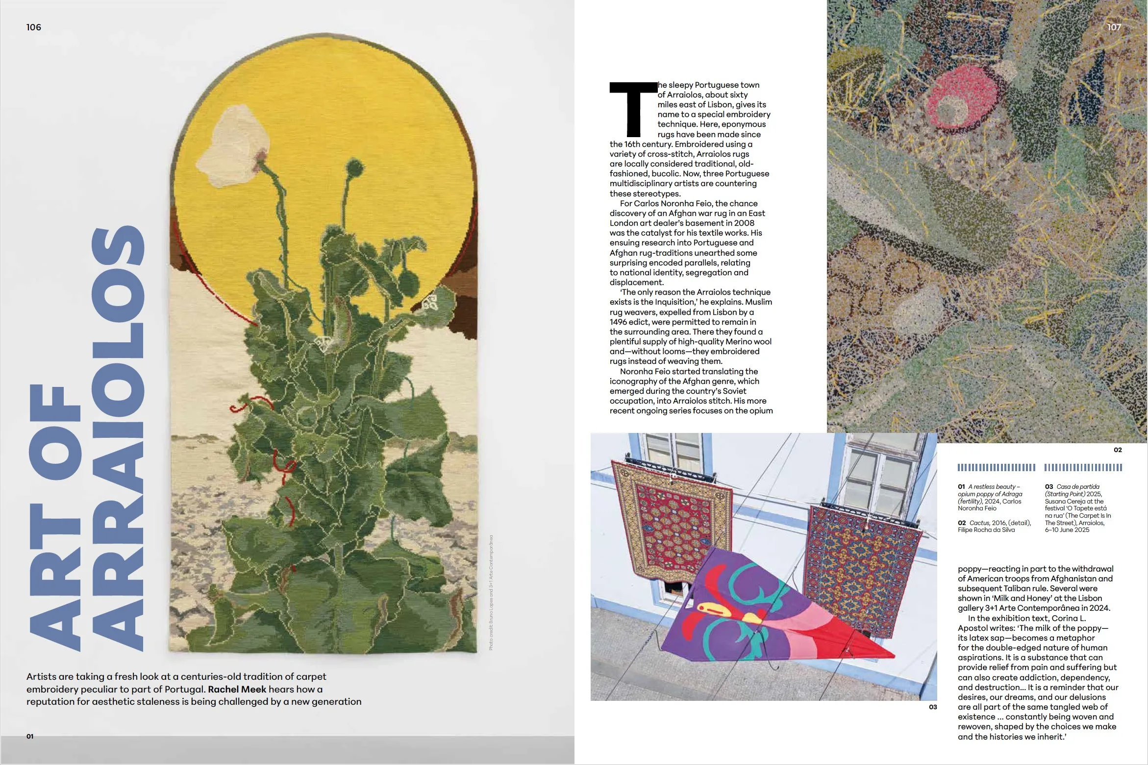 COVER Magazine — "Art of Arraiolos" — documentation 1