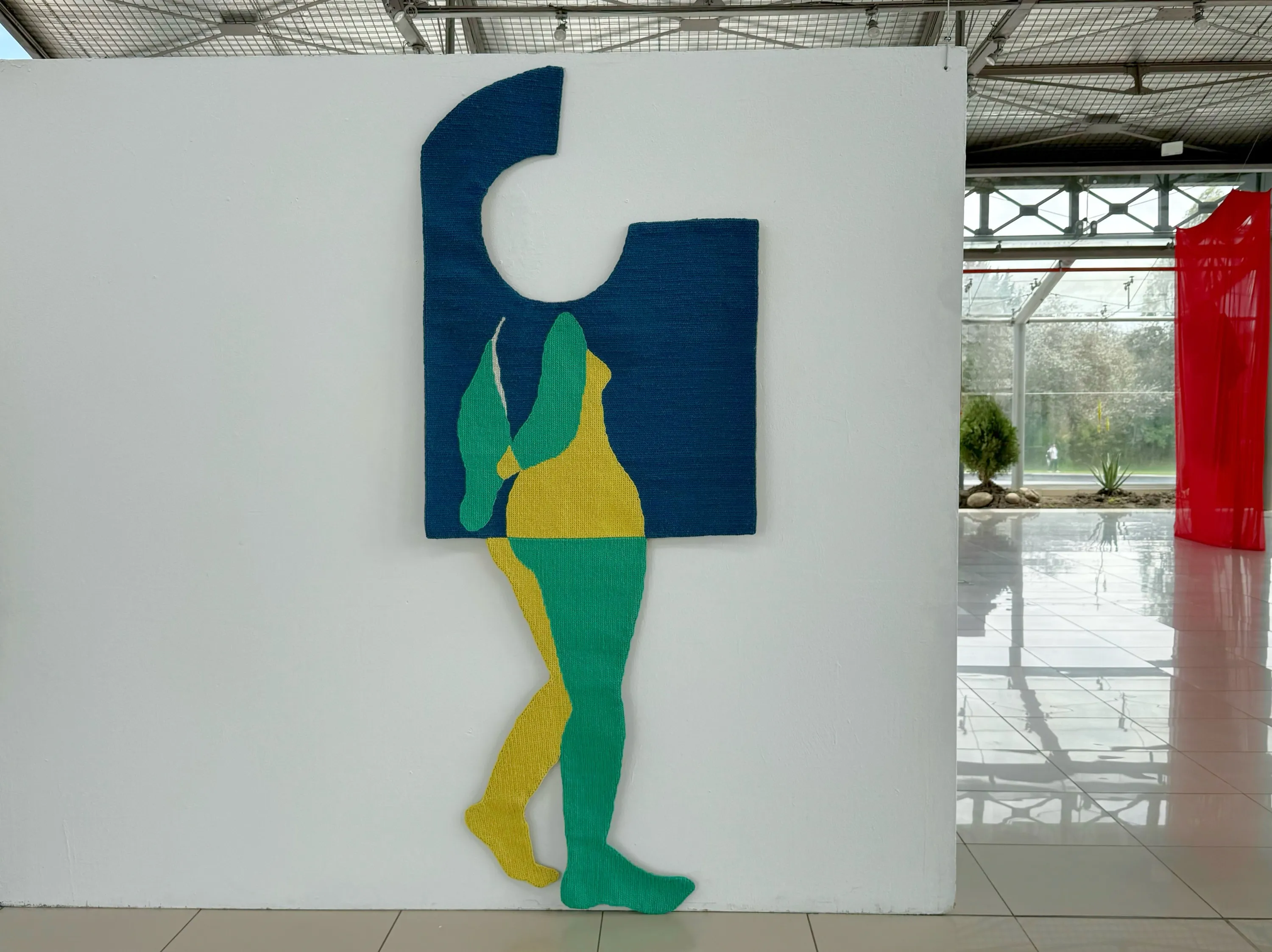 Work by Susana Cereja installed at Centro Cultural Itchimbía
