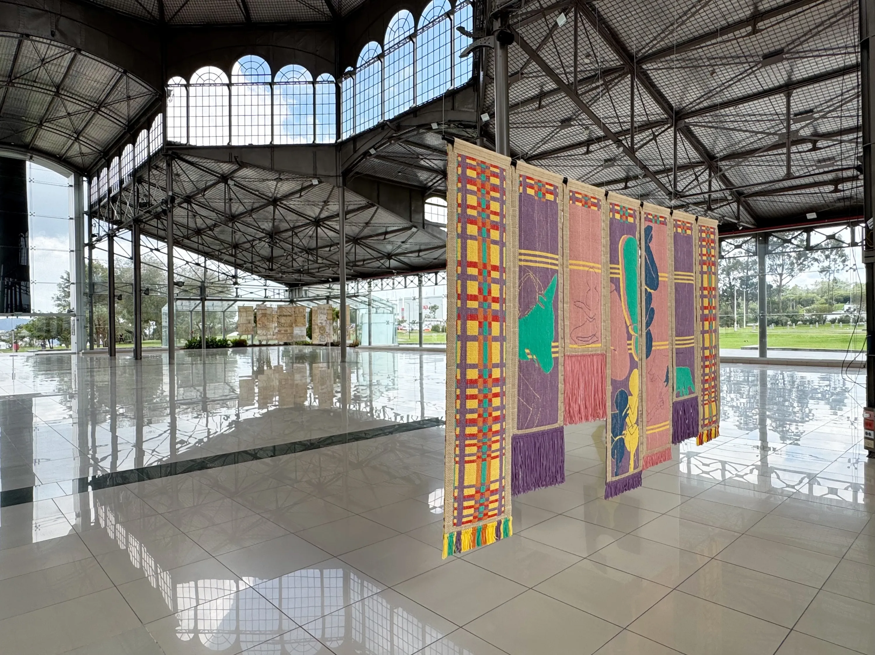 Installation view of the exhibition in Quito