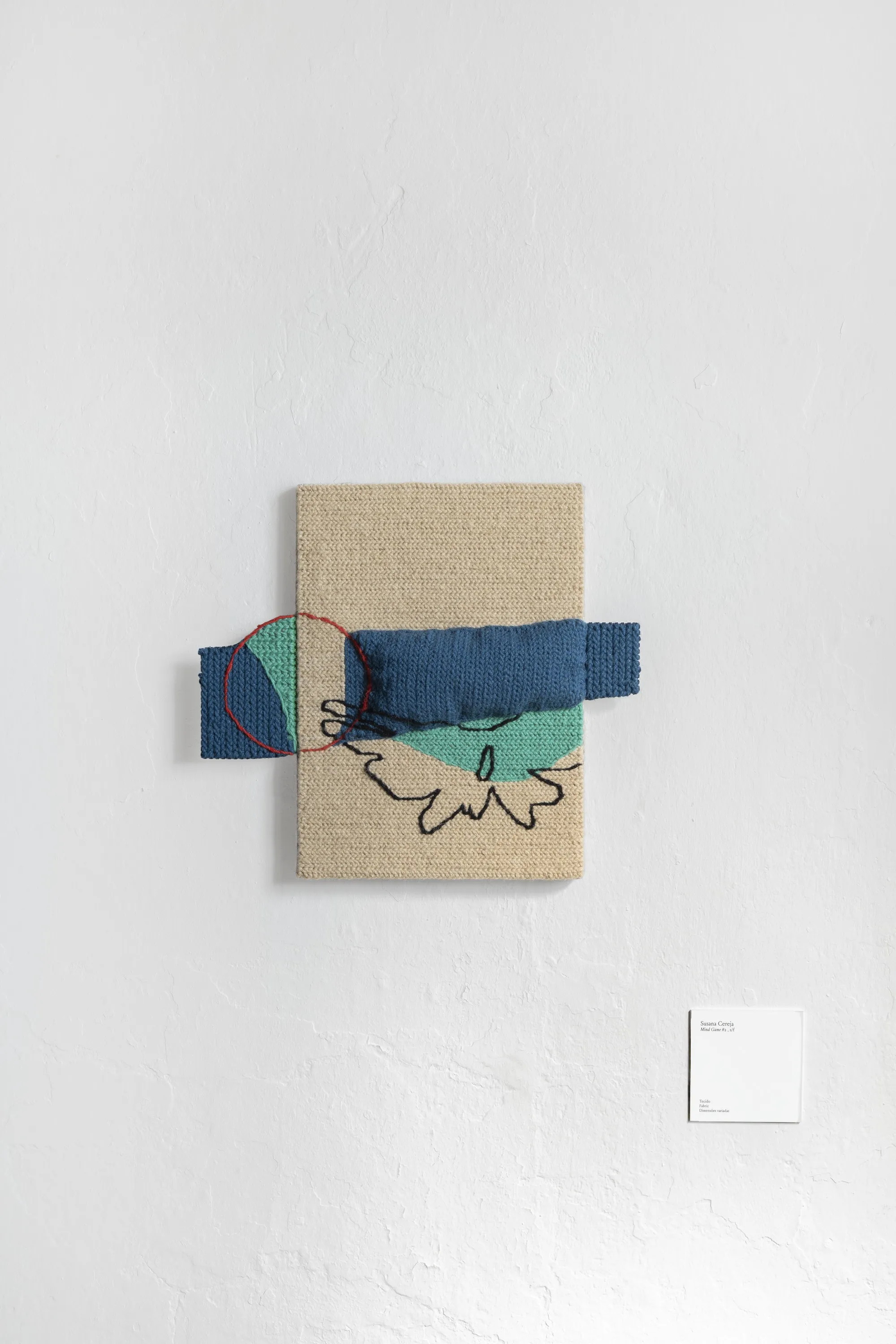 Installation detail of MIND GAME #2 in WHAT REMAINS BETWEEN