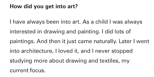 FIVE QUESTIONS TO SUSANA CEREJA — 2