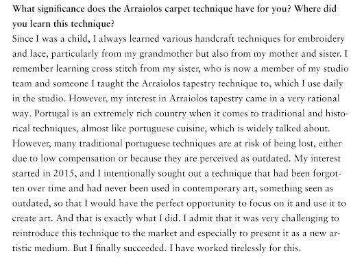 INTERVIEW WITH SUSANA CEREJA — 7